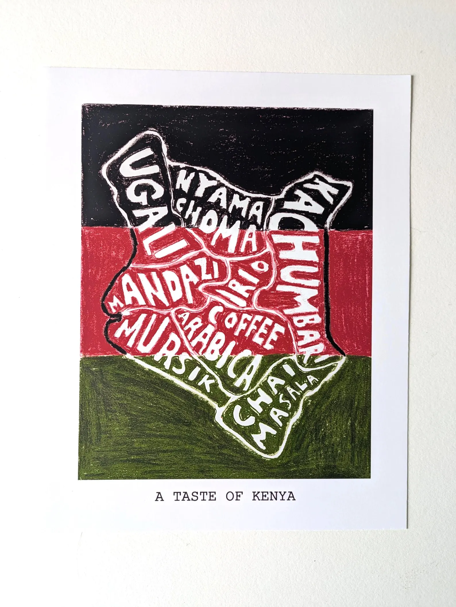 Kenya map of food - Image 6