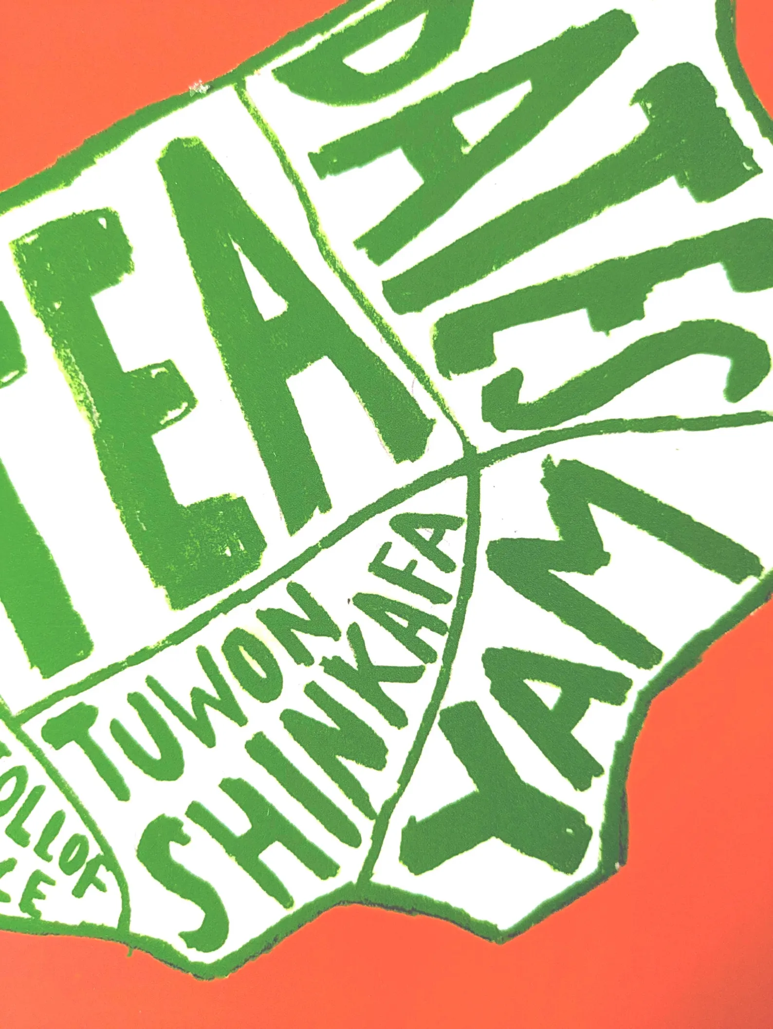 Map of Niger food, 10 x 8 inch print - Image 5