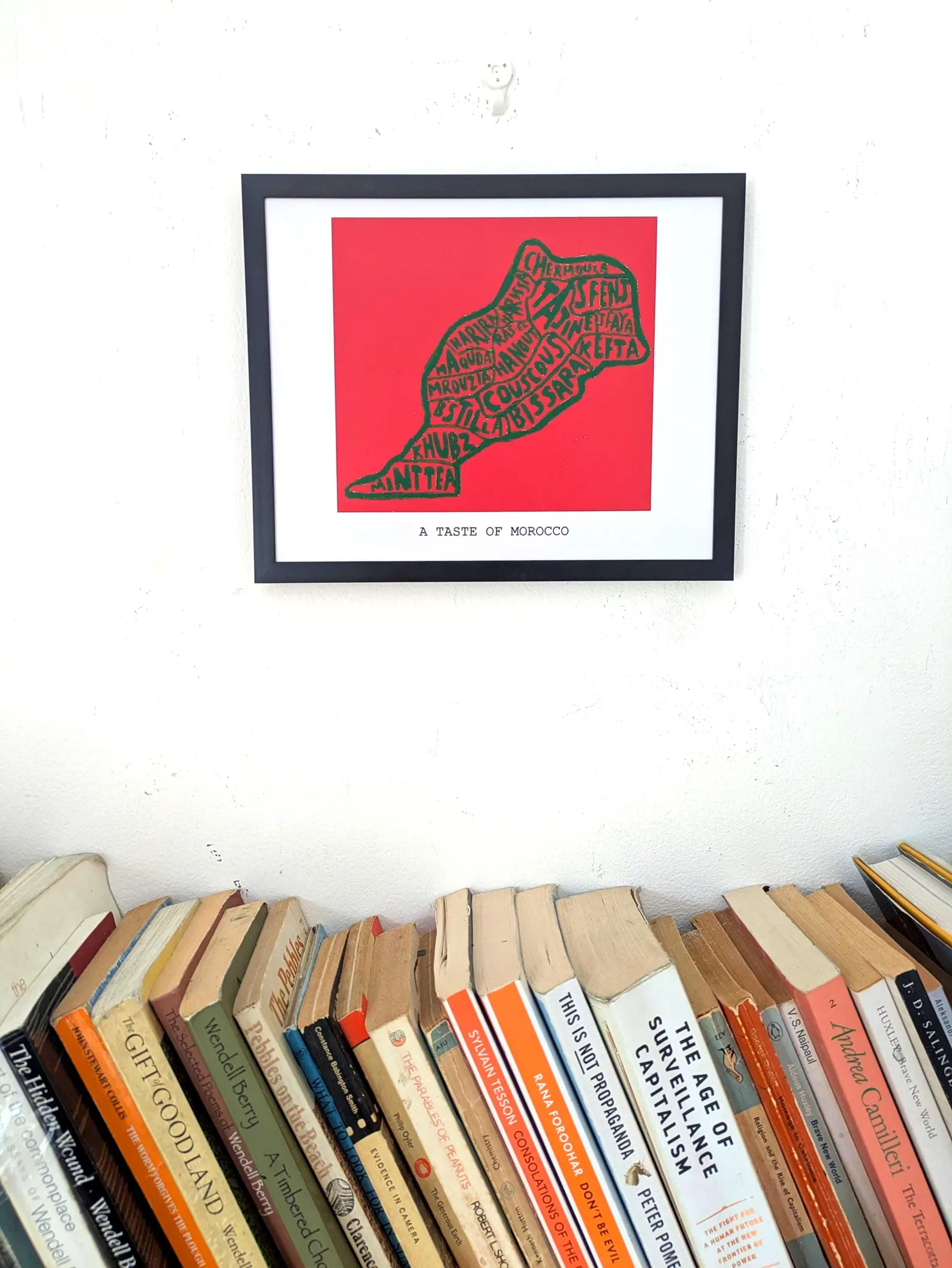 Morocco map of food, 10 x 8in print - Image 3