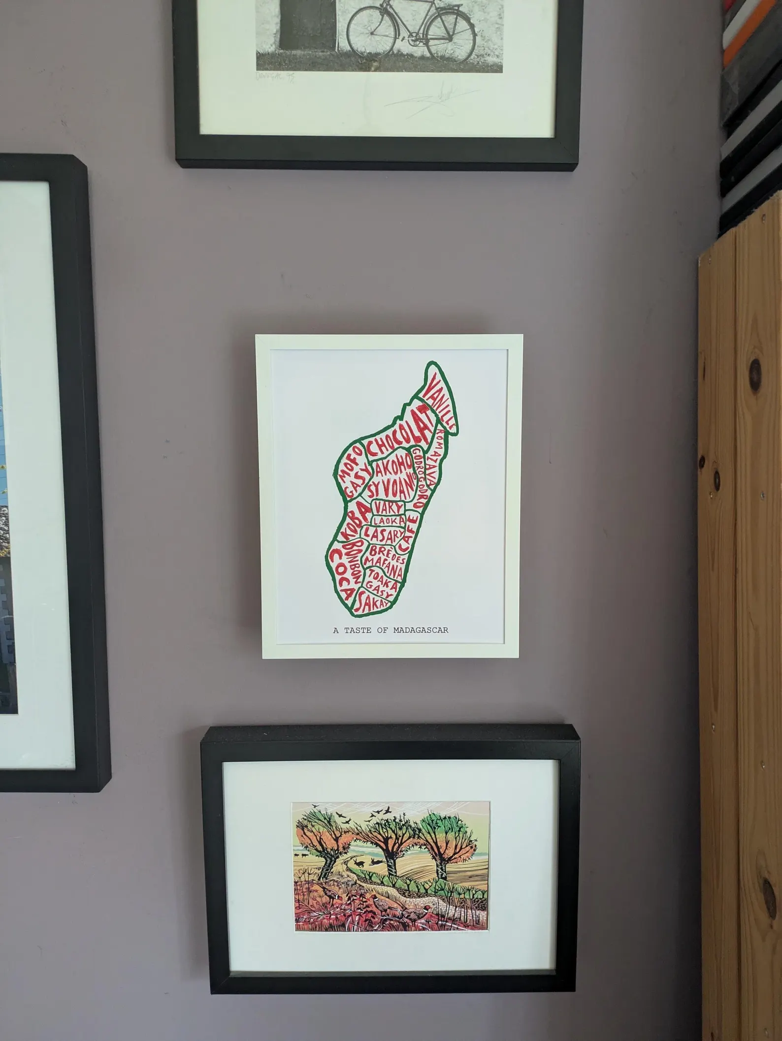 Map of Madagascar food, 8 x 10 inch print - Image 5