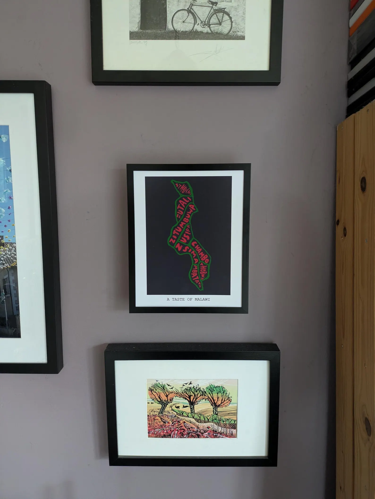 Map of Malawi food, 8 x 10 inch print - Image 4