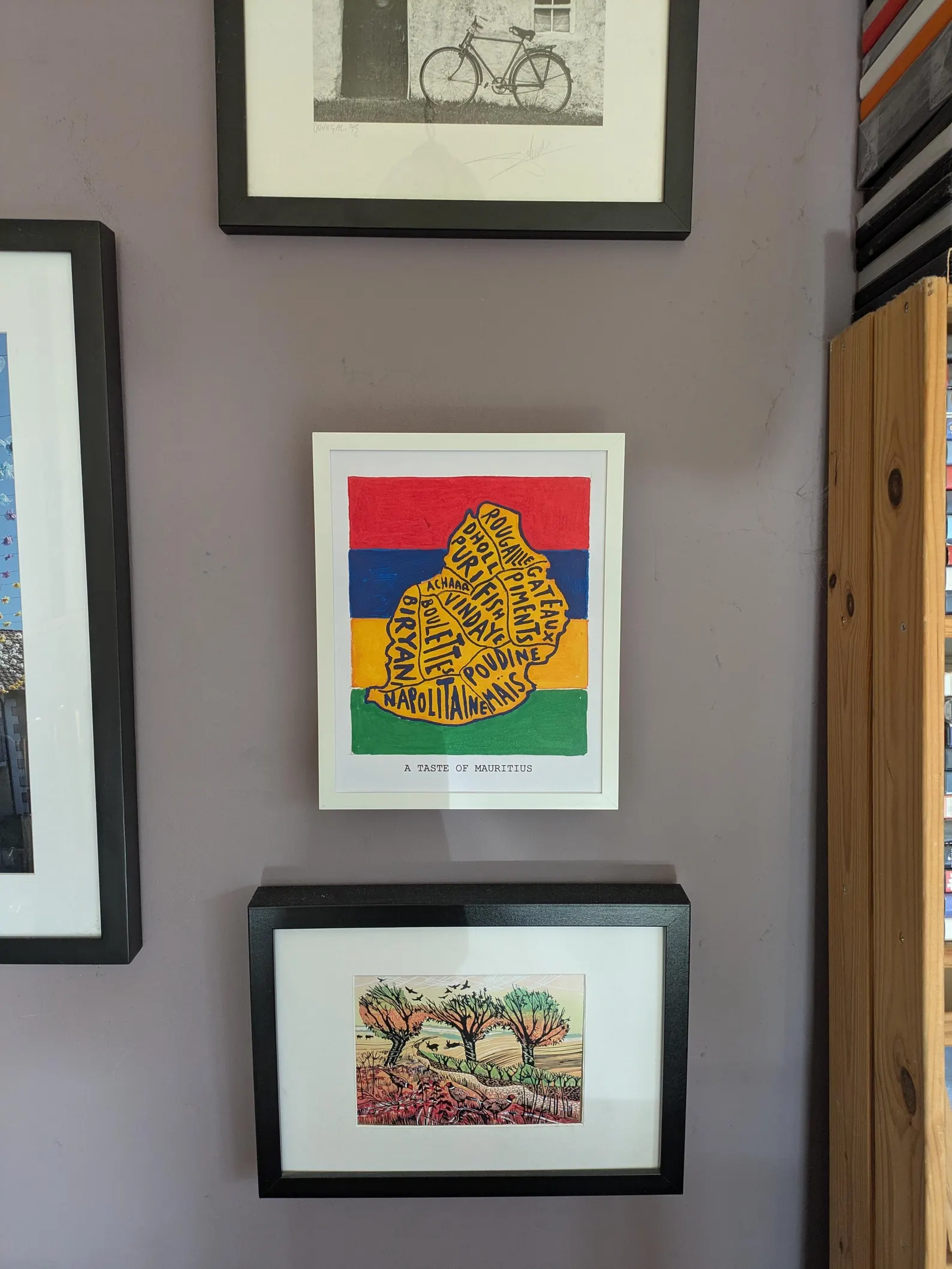 Map of Mauritius food, 8 x 10 inch print - Image 4