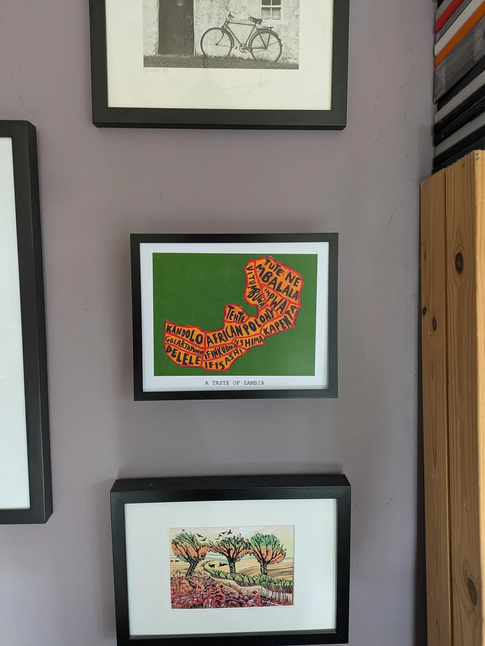 Zambia map of food,10 x 8 inch print - Image 4