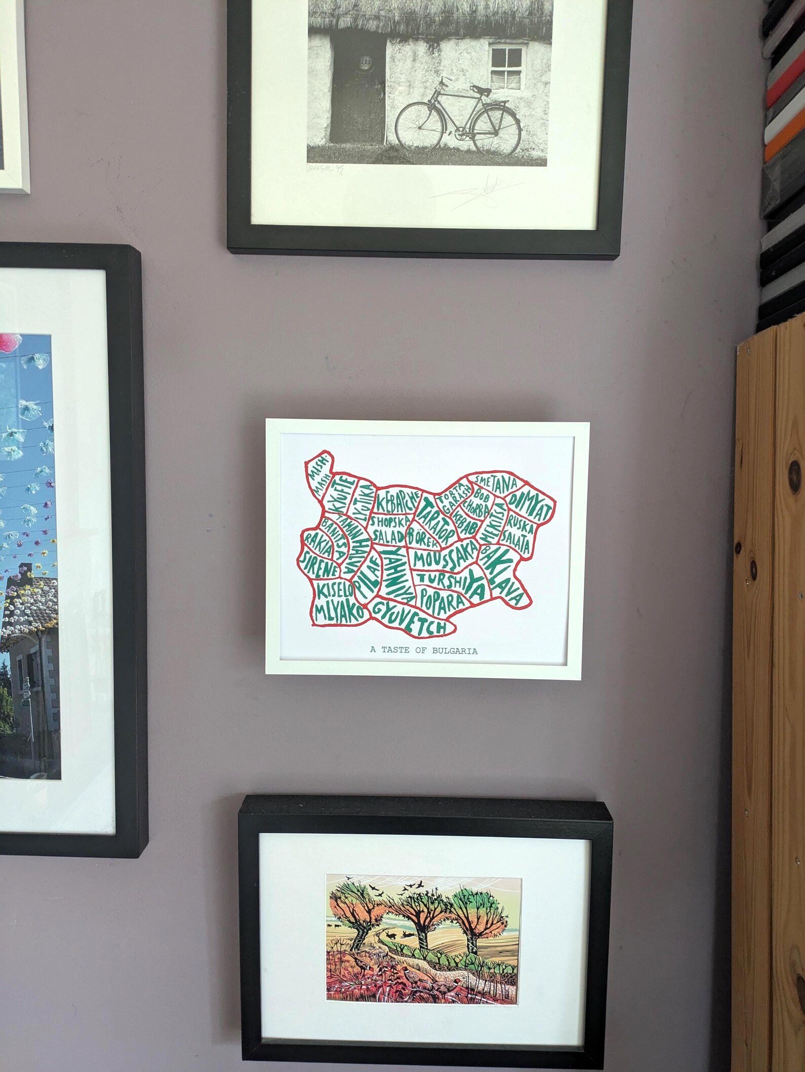 Bulgaria map of food, 10 x 8 inch print - Image 5