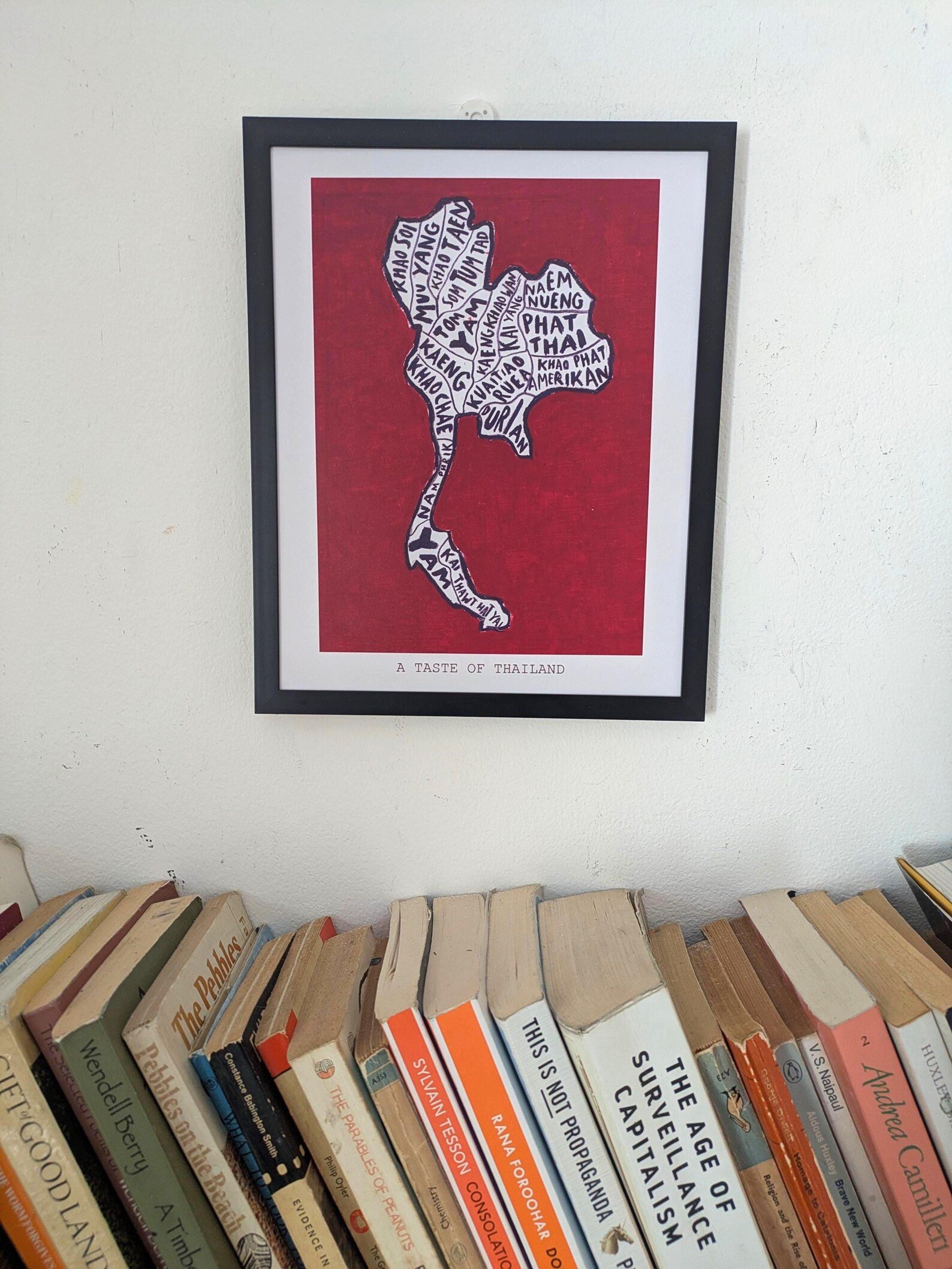 Map of Thailand food, 10 x 8 inch print - Image 2