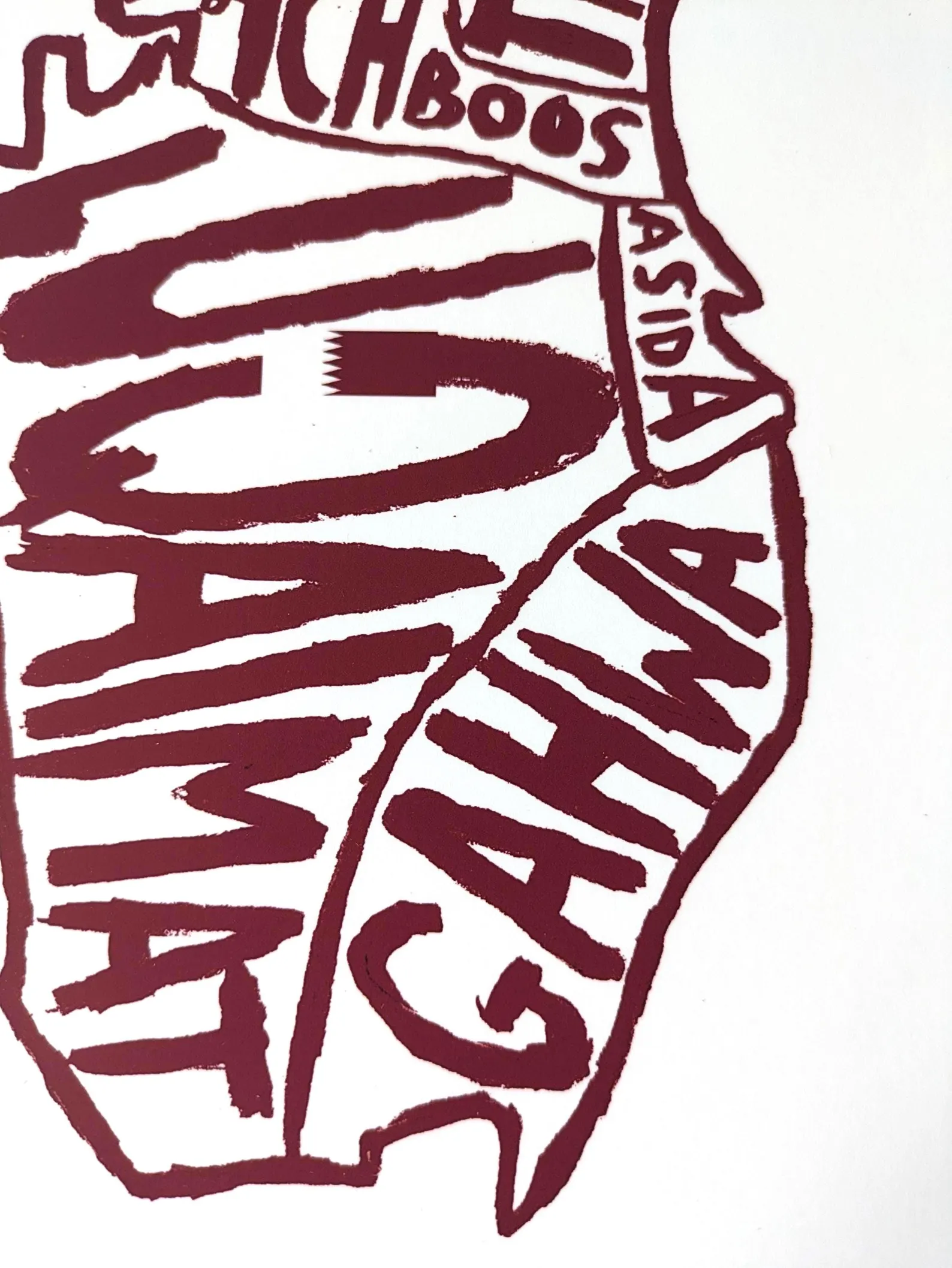 Qatar map of food, 8 x 10in print - Image 4