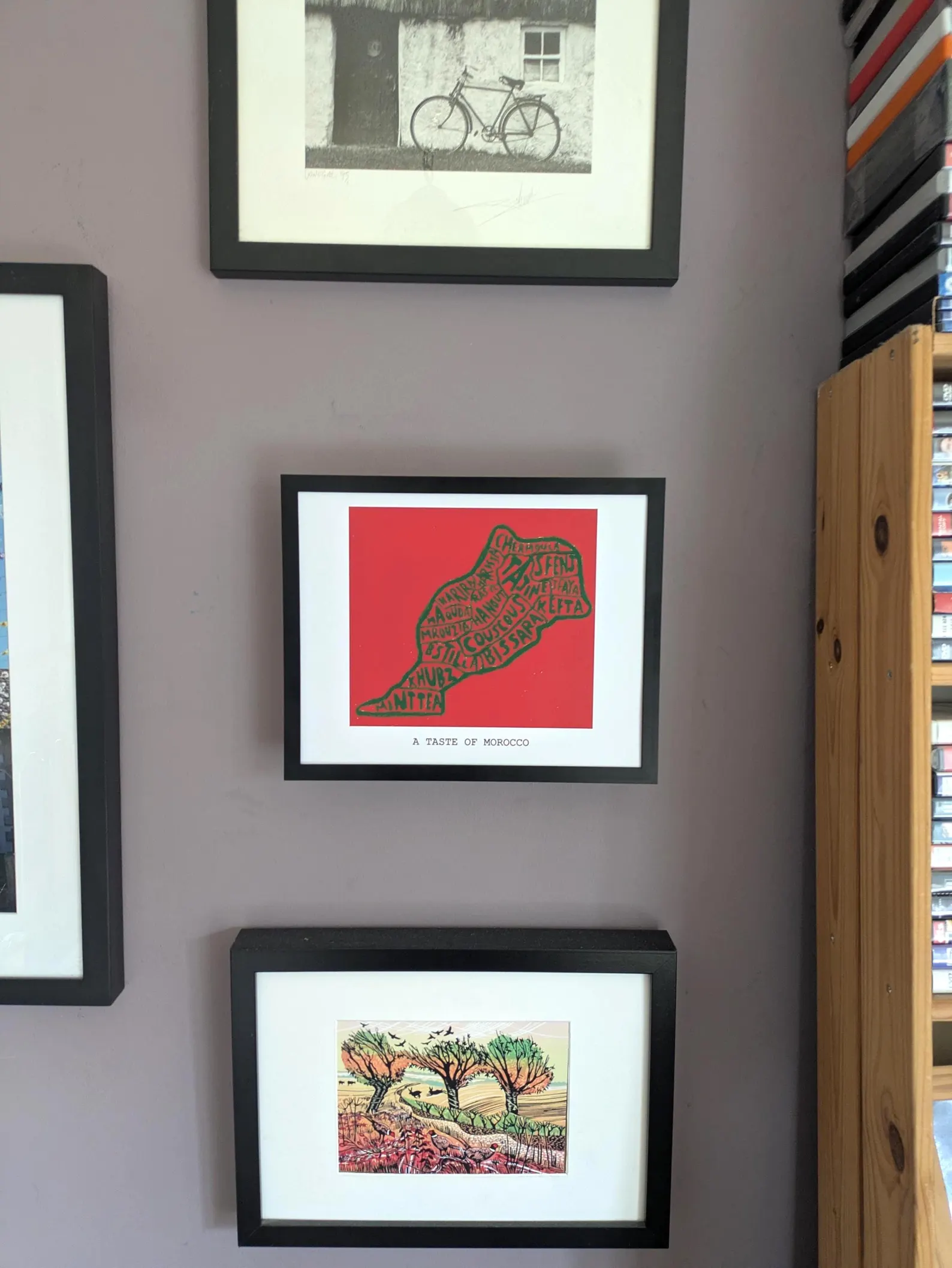 Morocco map of food, 10 x 8in print - Image 2