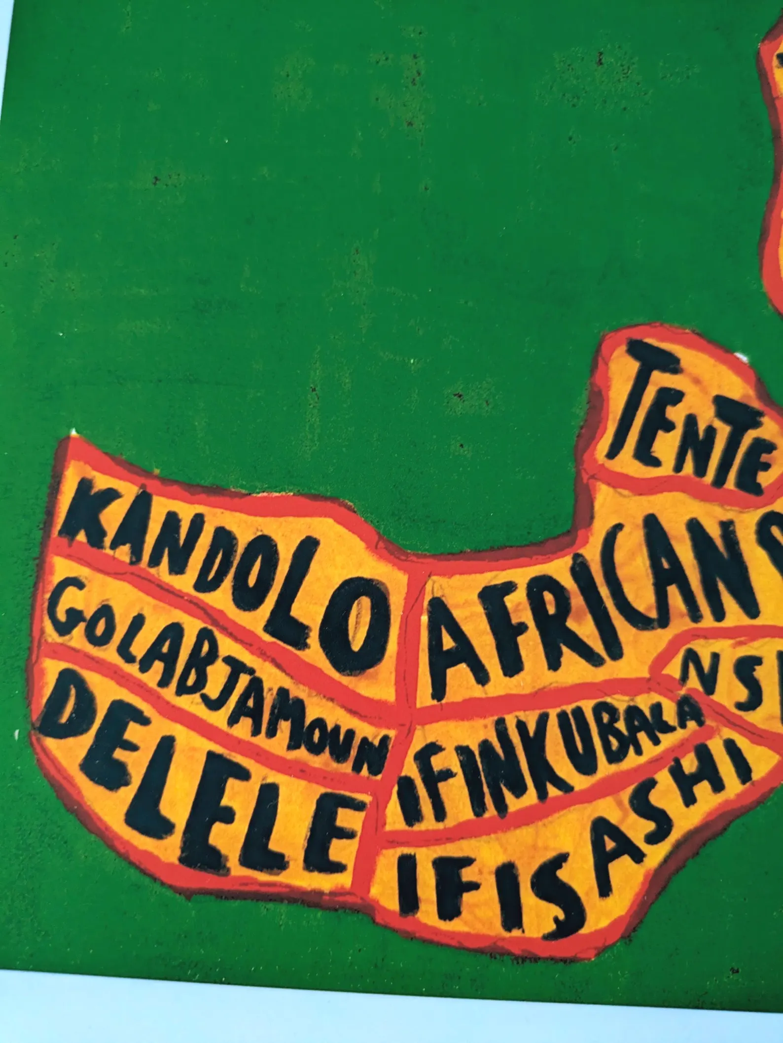 Zambia map of food,10 x 8 inch print - Image 5