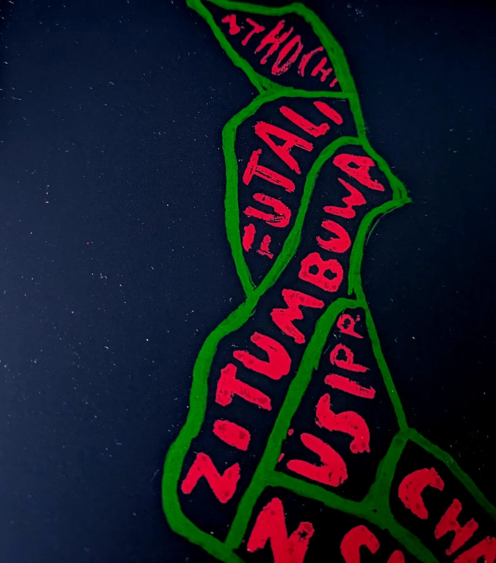 Map of Malawi food, 8 x 10 inch print - Image 5