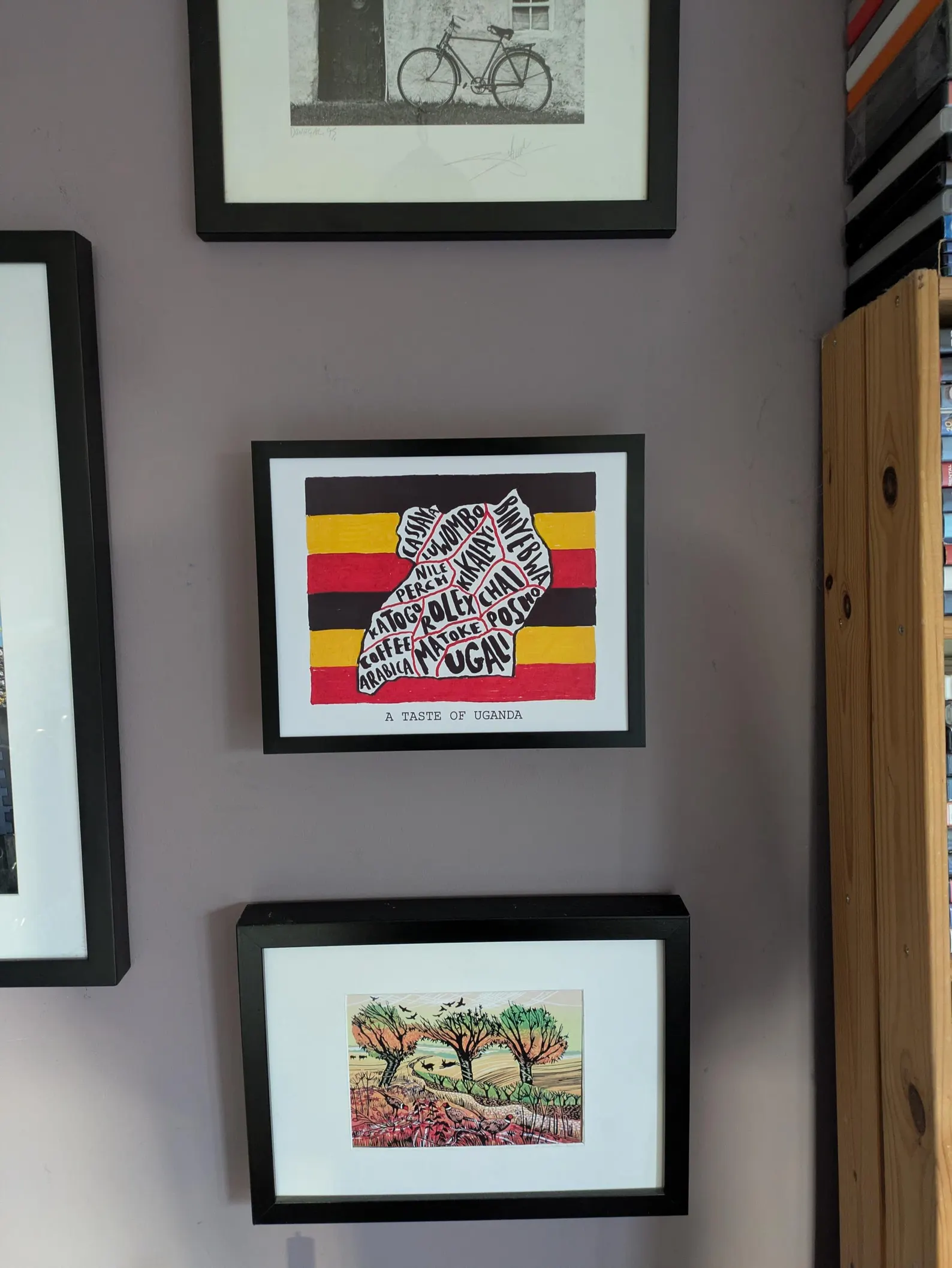 Uganda map of food, 10in x 8in print - Image 4